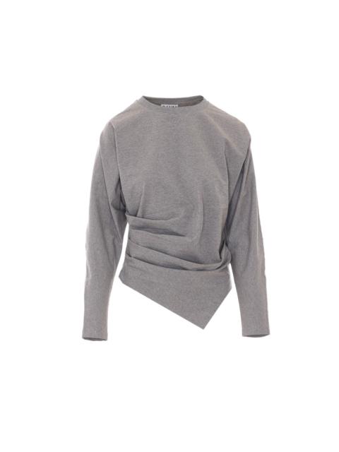 GANNI Ganni Women Heavy Draped Sweatshirt