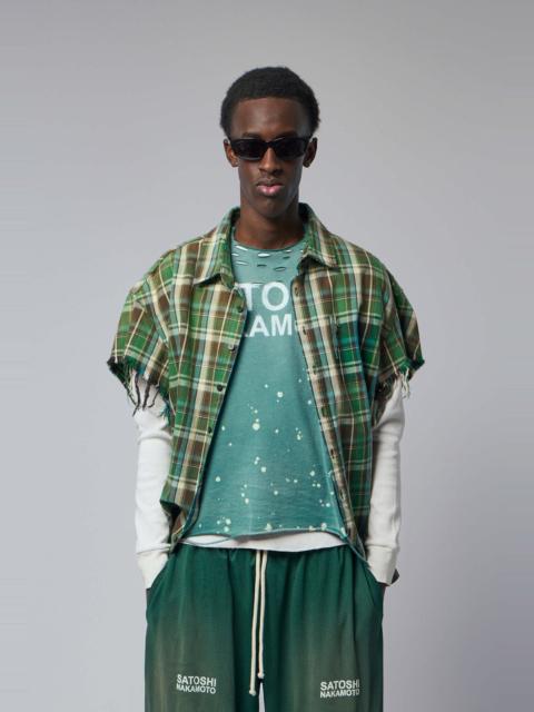 SATOSHI NAKAMOTO Bender Cut Off Flannel