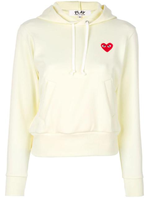 Comme des Garçons PLAY heart-patch long-sleeve hoodie