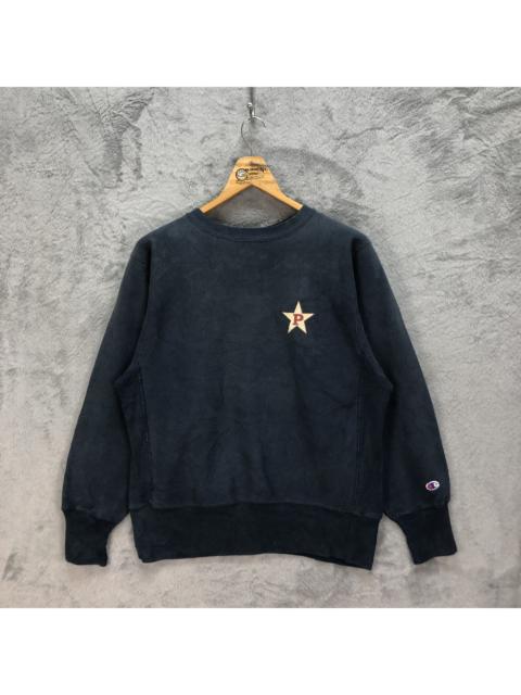 Other Designers Vintage - Vintage Champion Reverse Weave Navy Sweatshirts #5277-182