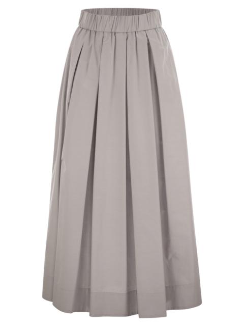 Peserico - Peserico Women Long Skirt In Lightweight Canvas Parachute