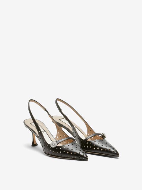 N°21 PERFORATED POINTED SLINGBACKS
