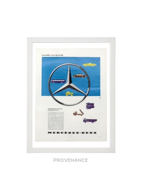 Other Designers Mercedes-Benz Antique Vintage Newsprint Ad - Star Trucks