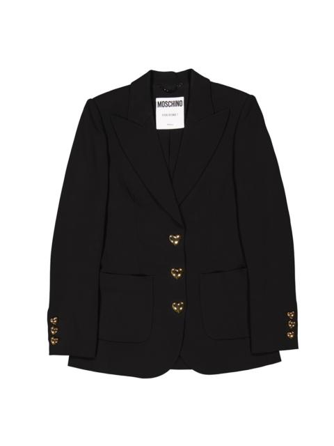 Moschino Moschino Ladies Black Tailored Couture Blazer