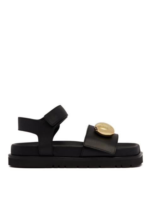 Loewe Black Pebble Fussbett Sandals