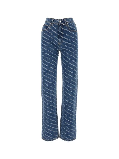 Alexander Wang Printed denim jeans