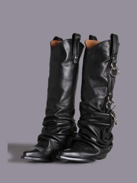 R13 COWBOY BOOTS TRIPLE HARNESS RING