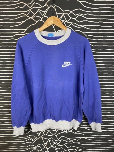 Nike Rare Vintage Japan 70s Nike Blue Tag Two-Tone Sweatshirt
