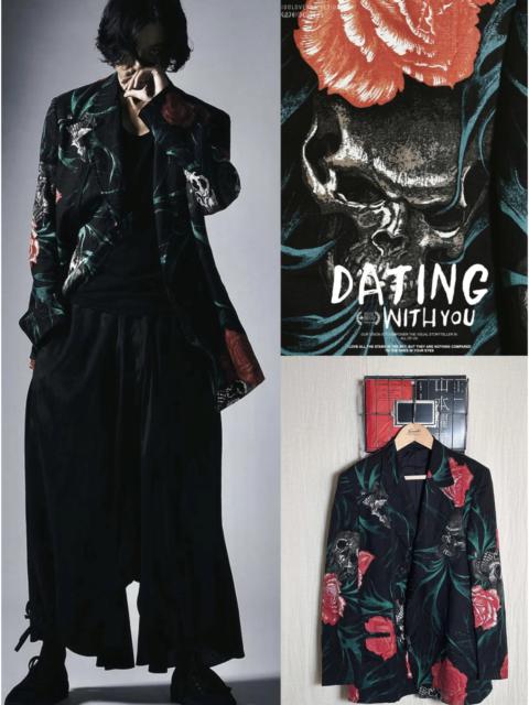 Yohji Yamamoto Yohji Yamamoto Black Scandal 19SSx Lin Dashi Skull Flame Suit