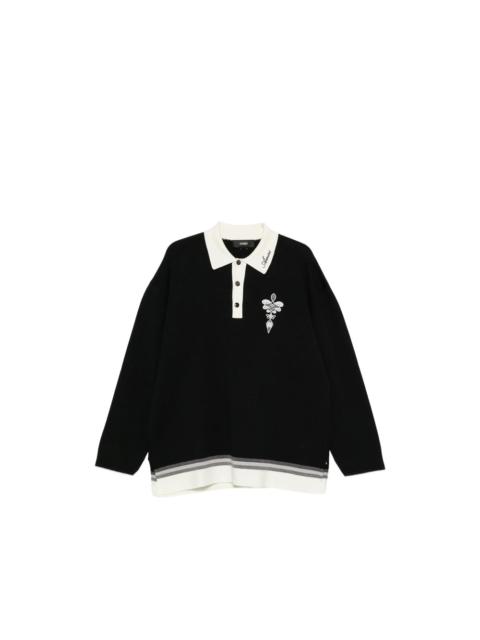 AMIRI Amiri Black Polo Shirts Men