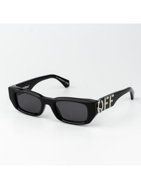 Off-White Off-White FILLMORE Men Sunglasses Black Grey Square OERI124 FILLMORE 1007