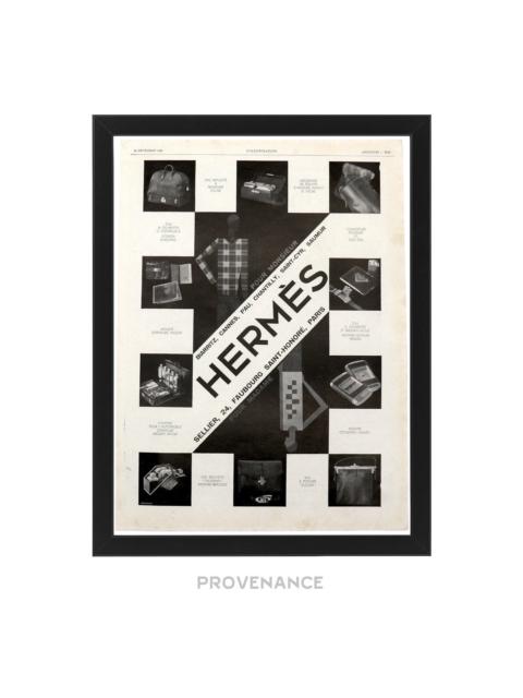 Hermès Hermes Antique Vintage Newsprint Ad - Ready to Wear