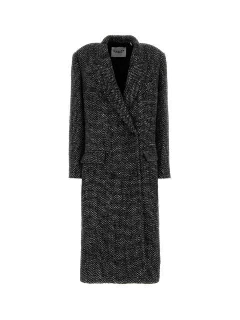 Isabel Marant Étoile Isabel Marant Etoile Women Melange Charcoal Knit Pilda Coat