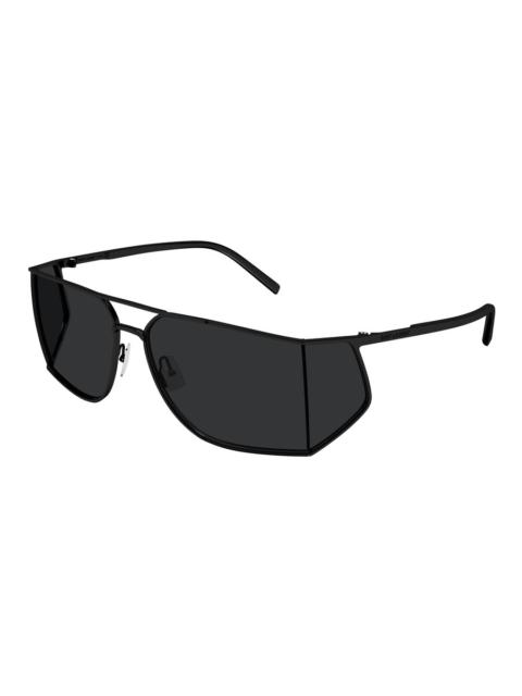 SAINT LAURENT Saint Laurent Black Rectangular Men's Sunglasses SL 750 001 69