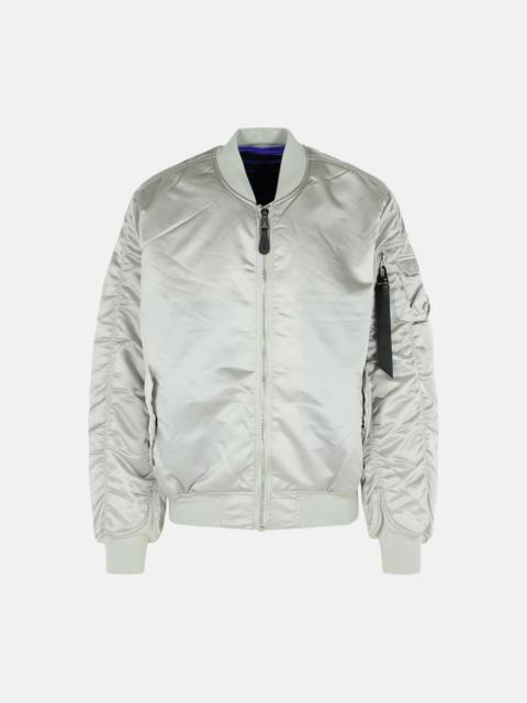 ALPHA INDUSTRIES 'MA-1 UV' GREY NYLON BOMBER JACKET