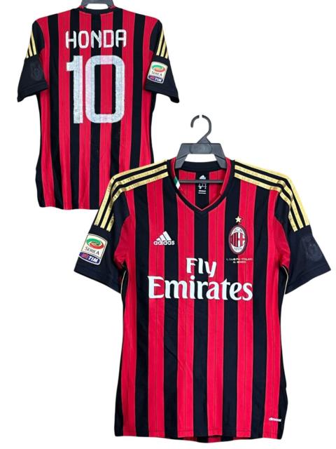 adidas Grail🔥AC MILAN 2013 home jersey by adidas #10 keisuke honda