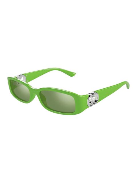 GUCCI Gucci Ladies Black Rectangular Sunglasses GG1661S 005 54