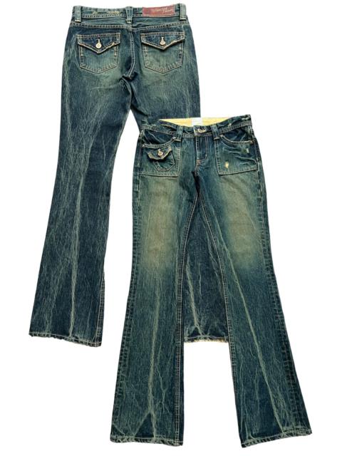 Vintage Edwin Rust Jeans Edwin Denim Edwin Flare Jeans 29