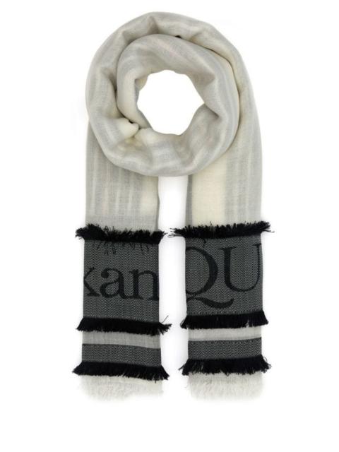 Alexander McQueen Alexander Mcqueen Woman Ivory Wool Blend Foulard