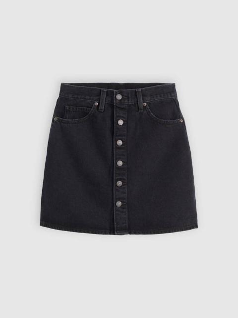 RETRO BUTTON FRONT SKIRT