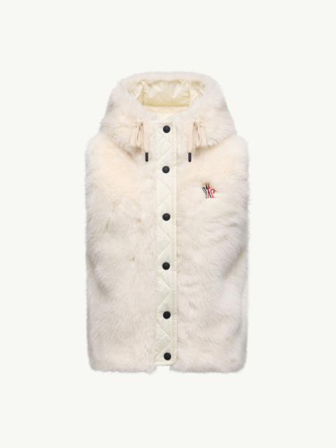 Moncler Grenoble Arve Hooded Teddy Down Vest