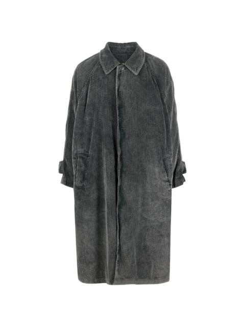 UMA WANG corduroy cotton trench coat