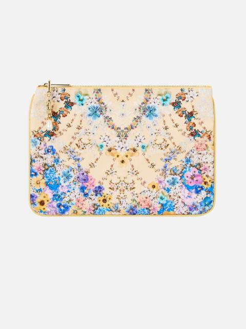 CAMILLA SMALL CANVAS CLUTCH