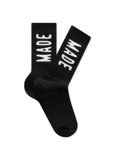 Human Made HM LOGO SOCKS - BLACK