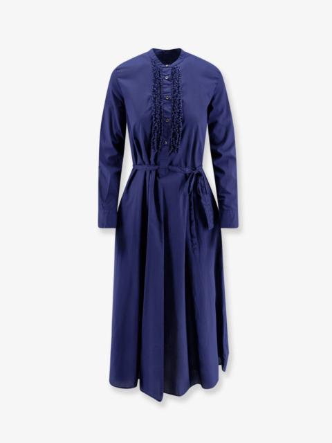 Aspesi Aspesi Handcrafted Fabric Dress Blue