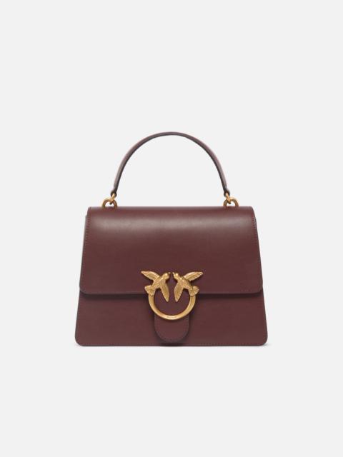 PINKO MEDIUM HANDBAG LOVE BAG TOP HANDLE IN LEATHER
