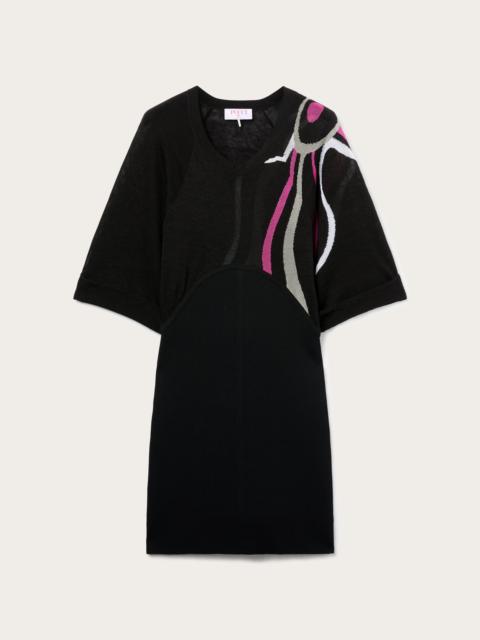 PUCCI BODYCON DRESS WITH MARMO DETAIL