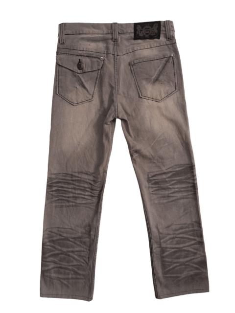 Other Designers Japanese Brand - LowBox Distressd Denim Japan Punk (E534)