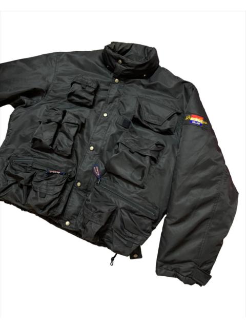 Other Designers Japanese Brand - Bad Guys Holland Multi Cargo Pocket Puffer Jacket