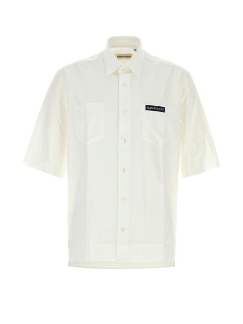 NAMACHEKO White poplin Guardia shirt