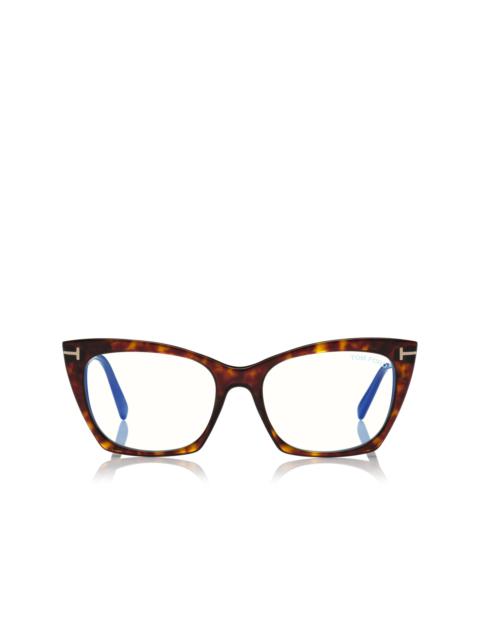 TOM FORD BLUE BLOCK CAT EYE OPTICALS