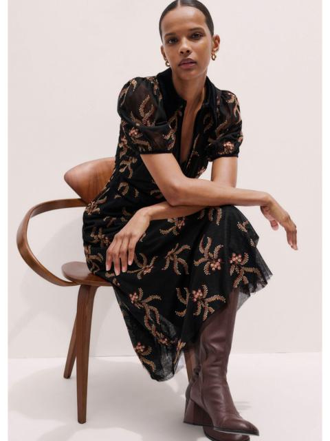 ME+EM Embroidered Maxi Dress