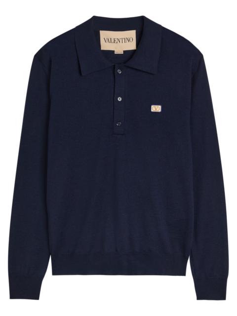 Valentino Valentino Garavani Wool Polo Shirt