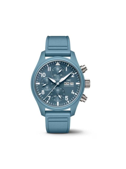 IWC Schaffhausen IWC Pilot's Chronograph Automatic Blue Dial Men's Watch IW389409