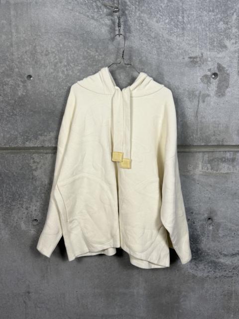 Other Designers CAMP HIGH WHITE WOOL HOODED SWEATER