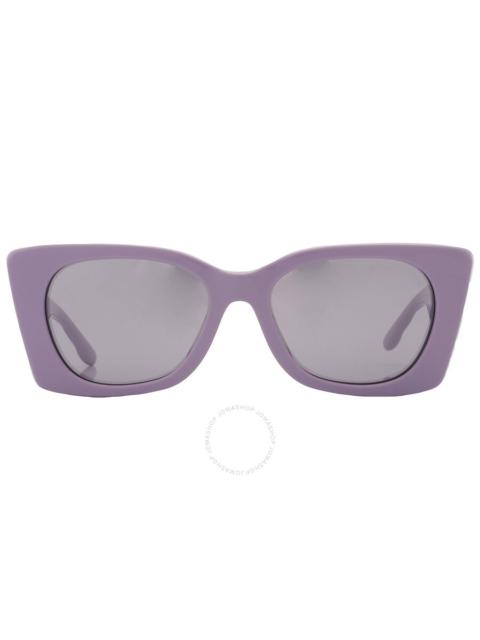 TORY BURCH Tory Burch Lilac Mirrored Irregular Ladies Sunglasses TY7189U 1941AK 52