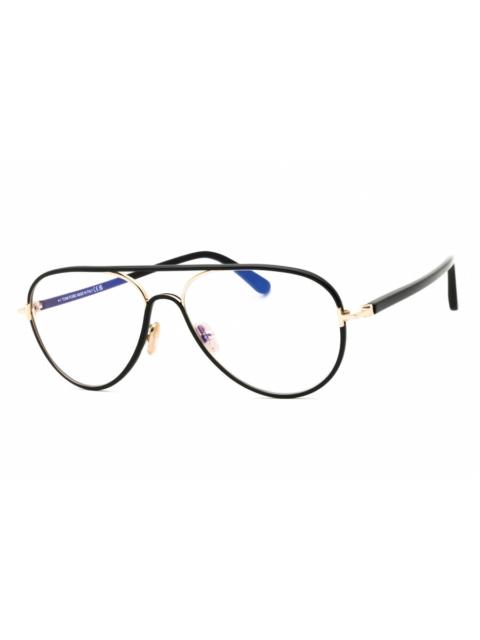TOM FORD Tom Ford Blue Light Block Pilot Men's Eyeglasses FT5897-B 001 57