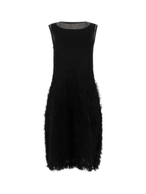 Maison Margiela Maison Margiela Women Black Silk Retrograde Dress