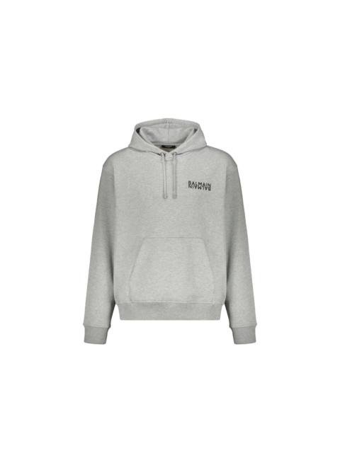 Balmain Balmain Logo Motif Hoodie Men