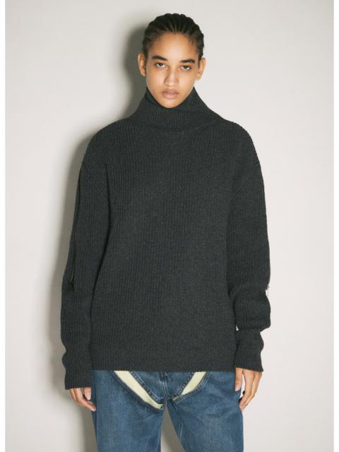 Y PROJECT - Y/Project Women Zip-Insert Knit Sweater