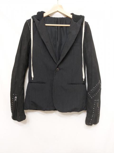 NUMBER (N)INE AW05 FW05 The High Streets Hybrid Hooded Blazer
