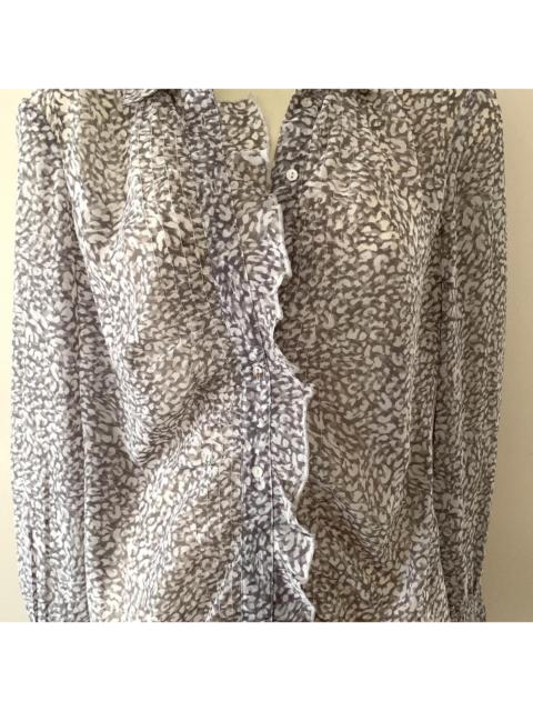 Other Designers French Connection Women's White and Silver Blouse