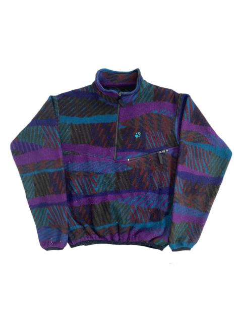 Other Designers Vintage - Nice Design Jack Wolfskin printed fleece jacket