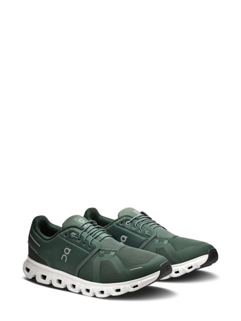 On On Cloud 6 Sneaker in Olive/Evergreen at Nordstrom