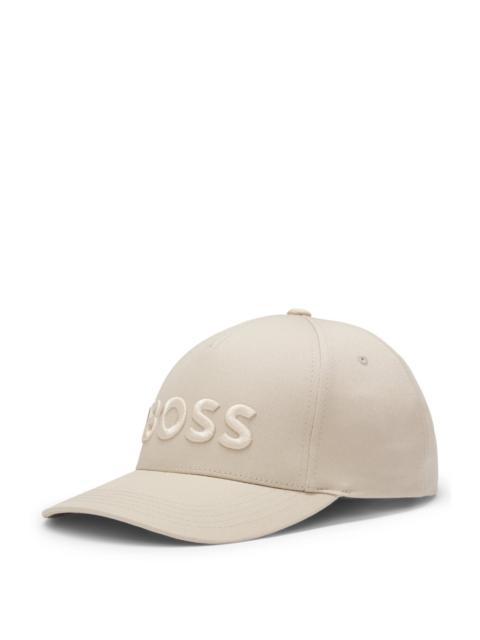 BOSS EMBROIDERED-LOGO CAP IN COTTON TWILL