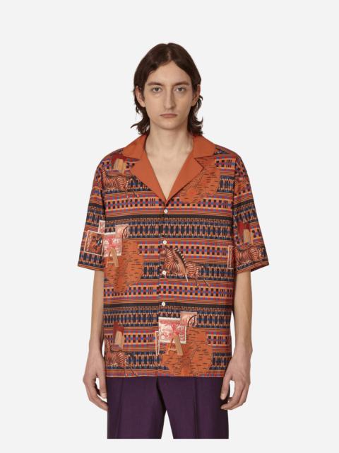 Ahluwalia Tunde Short Sleeve Shirt Brown